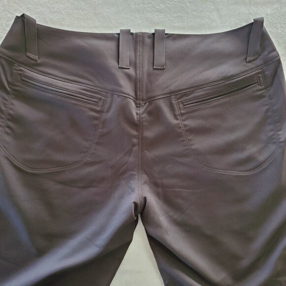 Nau Chocolate Brown Stretch Pants Activewear Hike Outdoor Pants Women's Size 14 - Picture 10 of 16